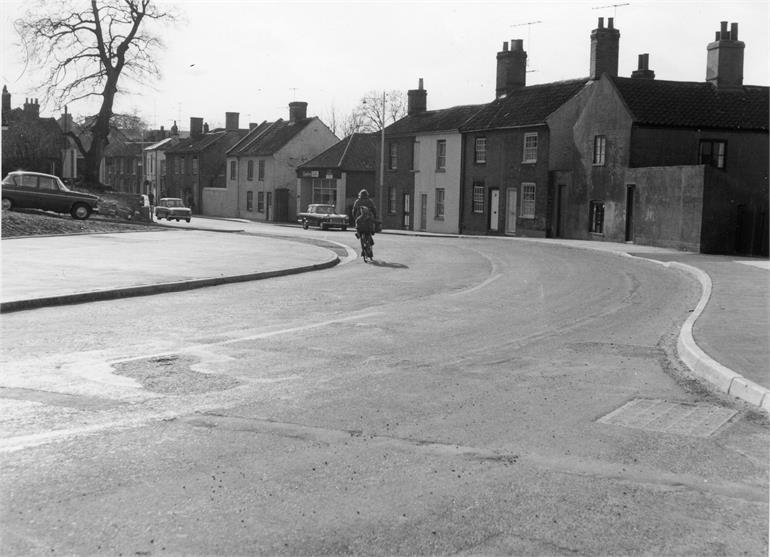 Photograph. Mundesley Road, North Walsham (North Walsham Archive).