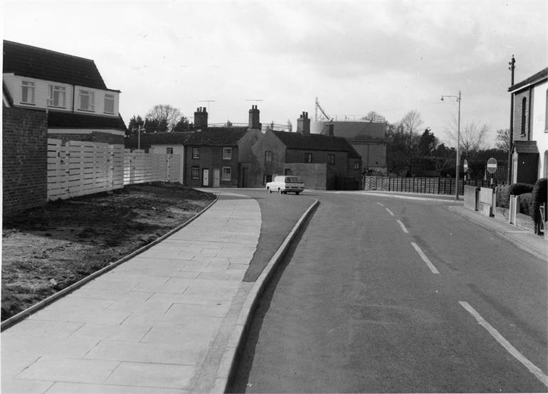 Photograph. Mundesley Road, North Walsham (North Walsham Archive).