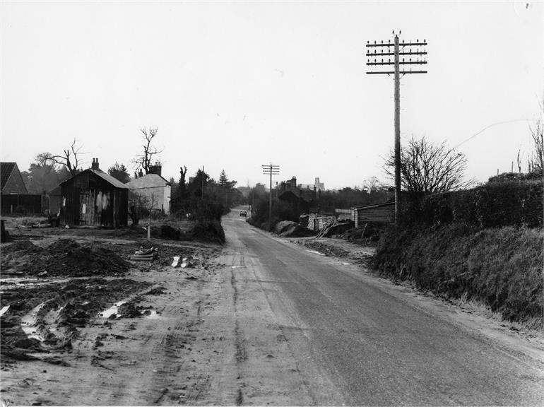 Photograph. Mundesley Road, North Walsham (North Walsham Archive).