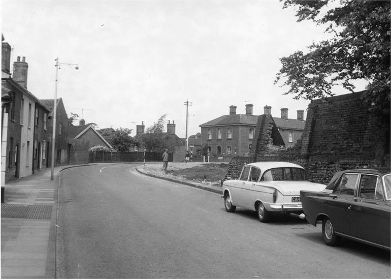 Photograph. Mundesley Road, North Walsham (North Walsham Archive).