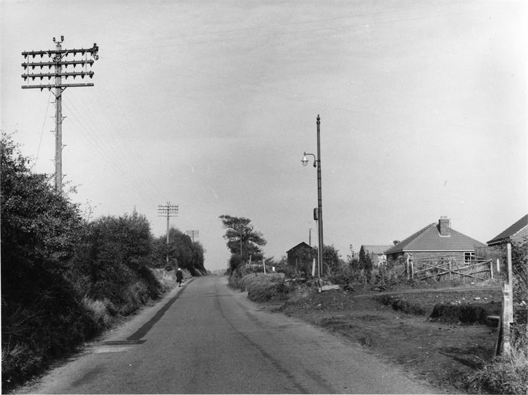 Photograph. Mundesley Road, North Walsham (North Walsham Archive).