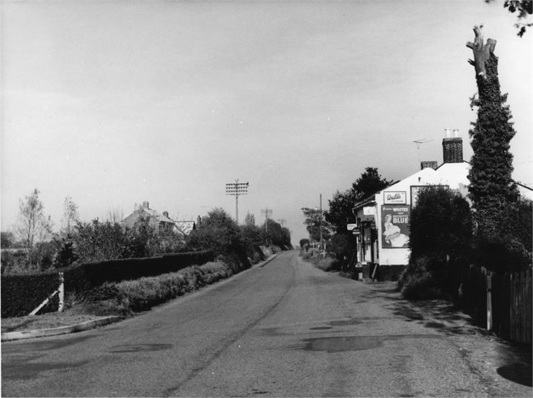 Photograph. Mundesley Road, North Walsham (North Walsham Archive).