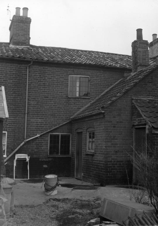 Photograph. New Road Cottages (North Walsham Archive).