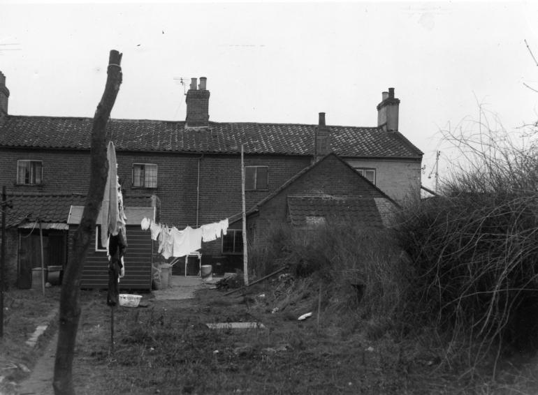 Photograph. New Road Cottages (North Walsham Archive).