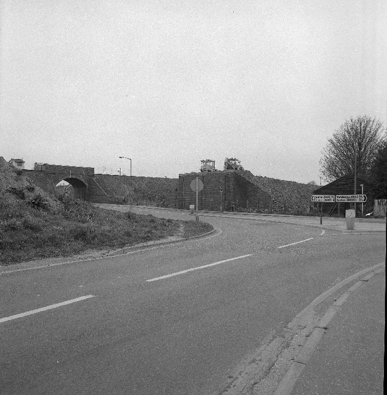 Photograph. North Walsham By-Pass Construction (Fred Mace) d (North Walsham Archive).