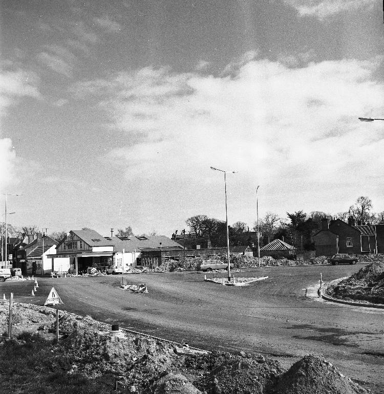 Photograph. North Walsham By-Pass Construction (Les Edwards) e (North Walsham Archive).