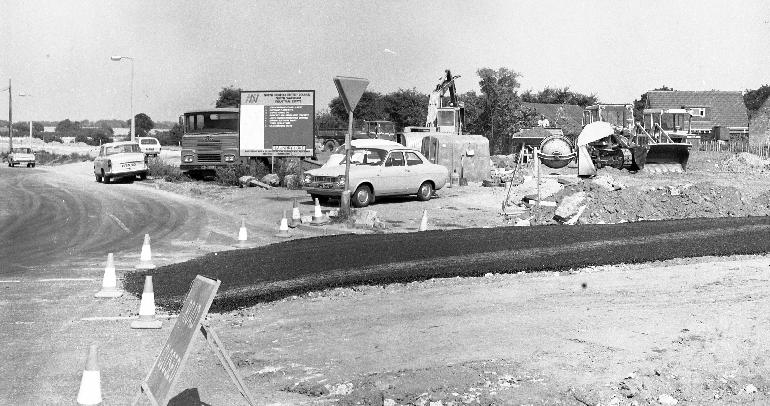 Photograph. North Walsham By-Pass Construction (Les Edwards) l (North Walsham Archive).