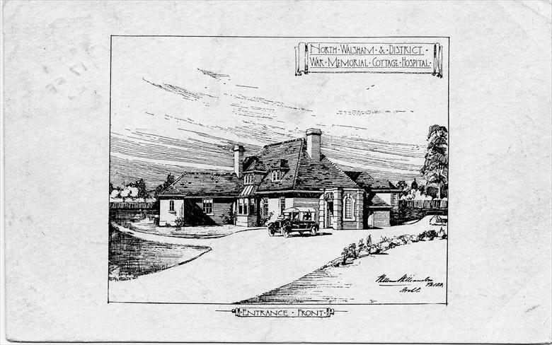 Photograph. North Walsham & District War Memorial Cottage Hospital. (North Walsham Archive).