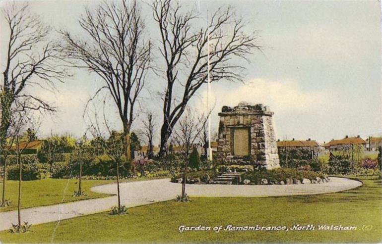 Photograph. North Walsham Garden of Remembrance North Walsham 1950s. (North Walsham Archive).