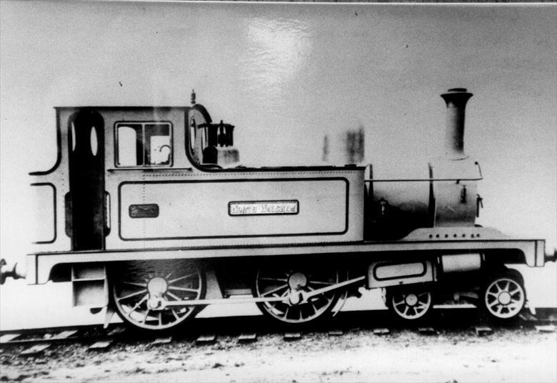 Photograph. The North Walsham locomotive, number 32 (North Walsham Archive).