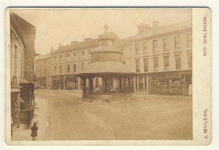 Photograph. North Walsham Market Cross - Photograph by J MacLean. (North Walsham Archive).