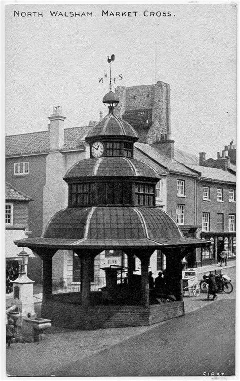 Photograph. North Walsham Market Cross (North Walsham Archive).