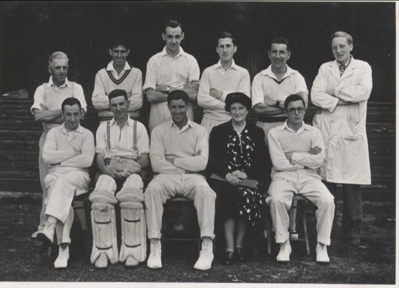 Photograph. North Walsham Saturday Cricket team in the 1950's (North Walsham Archive).