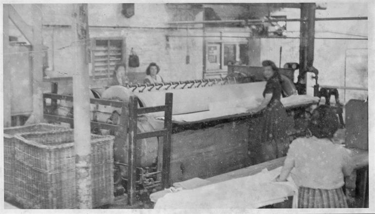 Photograph. North Walsham Steam Laundry in the 1950s (North Walsham Archive).