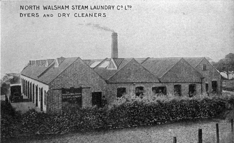 North Walsham Steam Laundry Co. Ltd. (North Walsham Archive) Photograph. North Walsham Steam Laundry Co. Ltd. (North Walsham Archive).