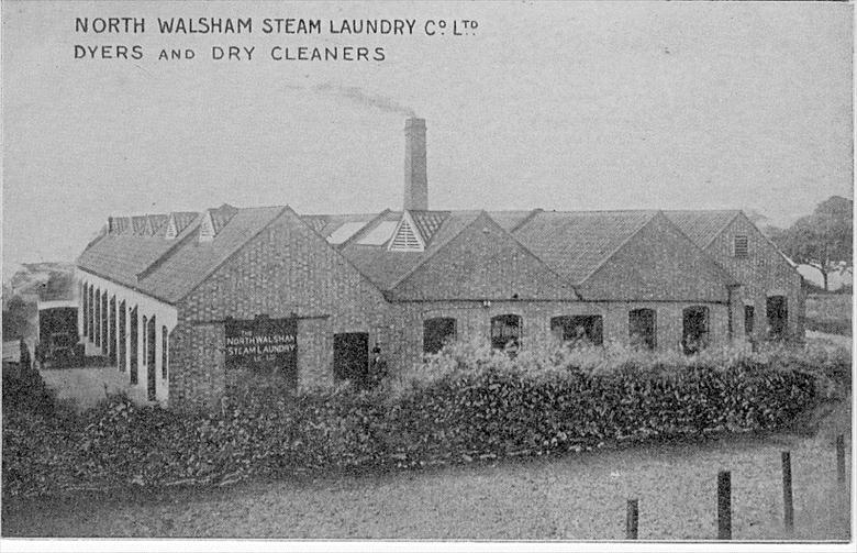 Photograph. North Walsham Steam Laundry, Laundry Loke, North Walsham. (North Walsham Archive).