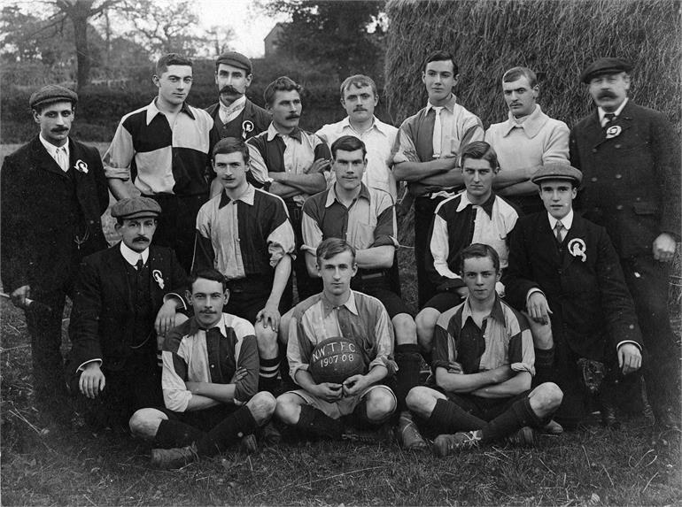 Photograph. North Walsham Town Football Club 1907-1908. (North Walsham Archive).