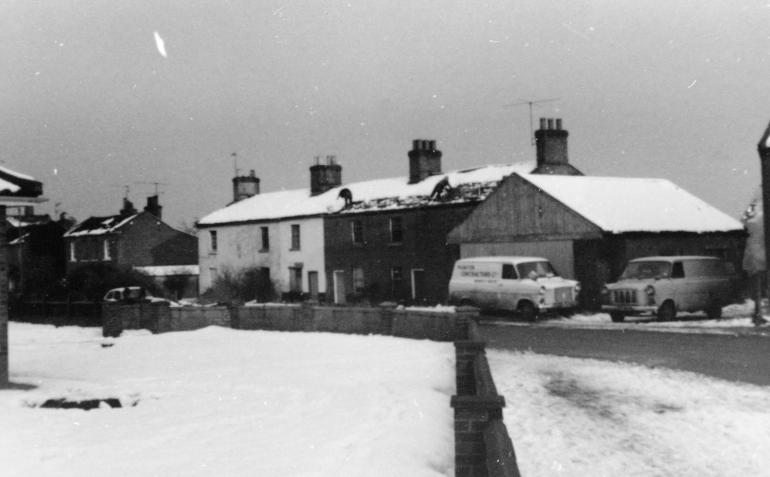 Photograph. Park Hall on New Rod / Pound Road (North Walsham Archive).