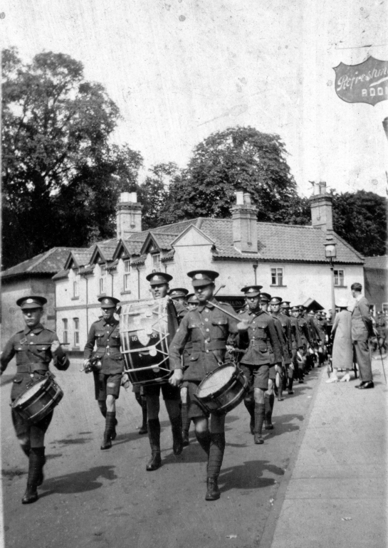 Photograph. Paston School cadets 1925 (North Walsham Archive).