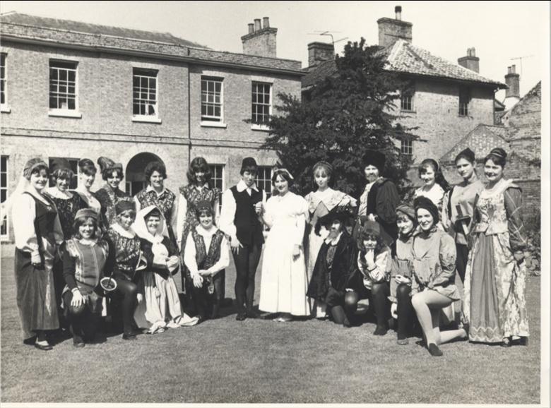 Photograph. Romeo and Juliet, cast N.W.G.H.S. 1964 (North Walsham Archive).