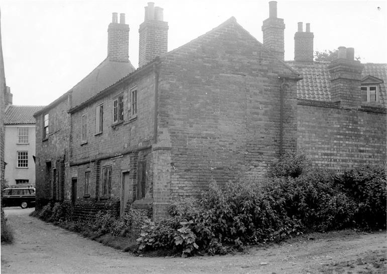 Photograph. Ship Yard, North Walsham in the 1950s (North Walsham Archive).