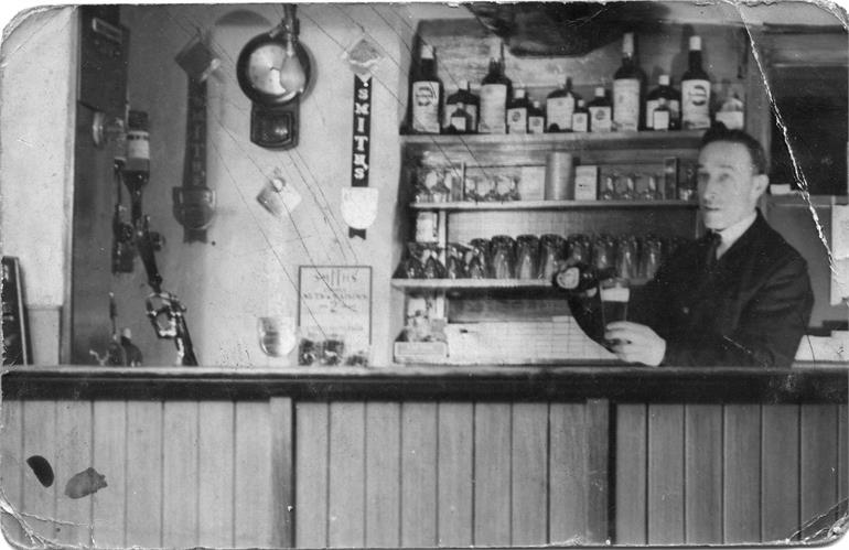 Photograph. Sid Sexton - Landlord of The White Swan (North Walsham Archive).