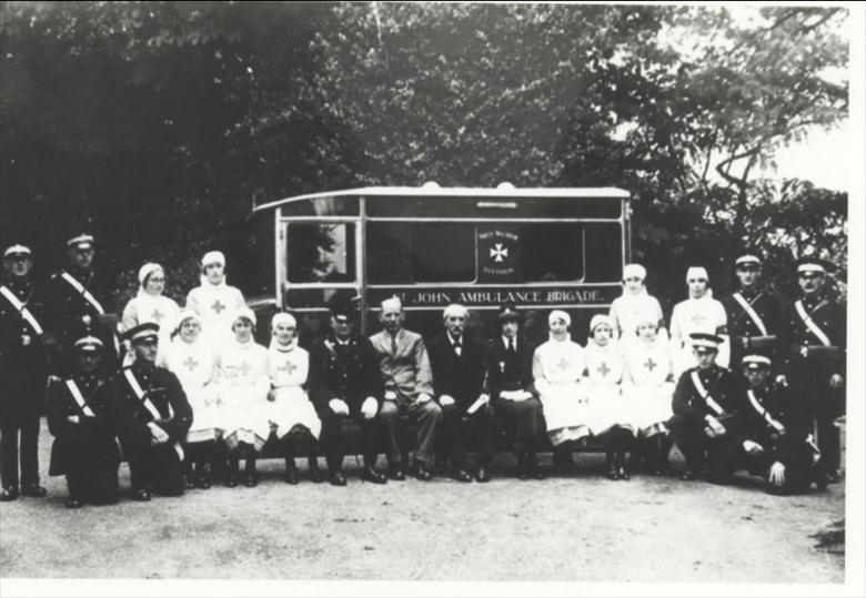 St. John's Ambulance Brigade. (North Walsham Archive) Photograph. St. John's Ambulance Brigade. (North Walsham Archive).
