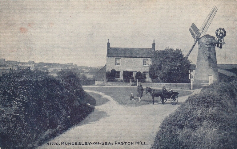 Photograph. Stow Mill, Paston near Mundesley (North Walsham Archive).