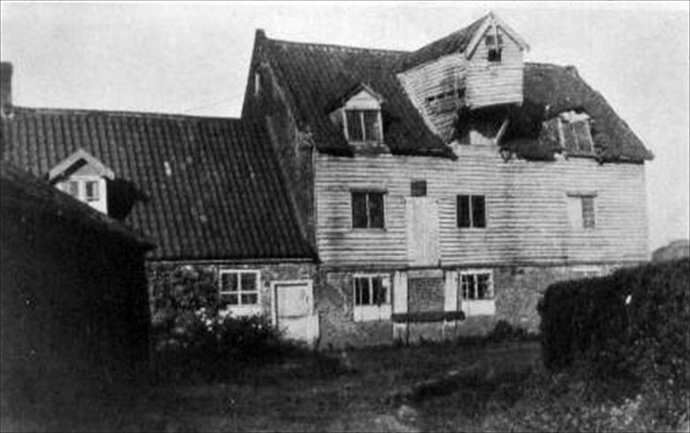 Photograph. Swafield Mill (south side) North Walsham-Dilham Canal Ling collection (North Walsham Archive).