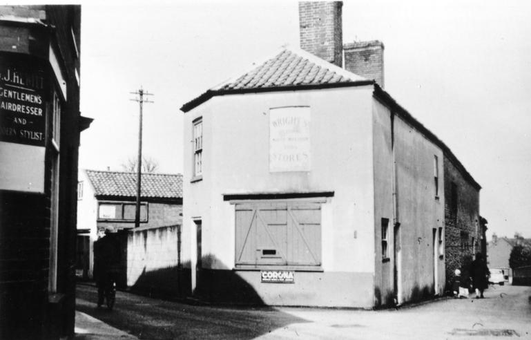 Photograph. Vicarage Street and Back Street, North Walsham (North Walsham Archive).