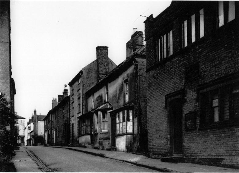 Photograph. Vicarage Street, North Walsham. Congregational Church Sunday School Hall on right (North Walsham Archive).