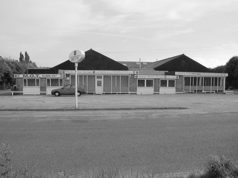 Photograph. White Horse Garage (North Walsham Archive).
