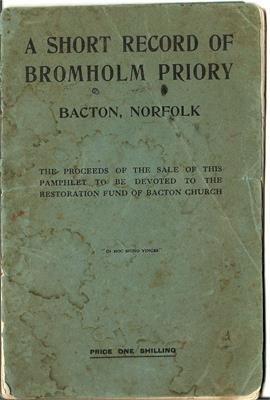 Bromholm Priory booklet - 1911